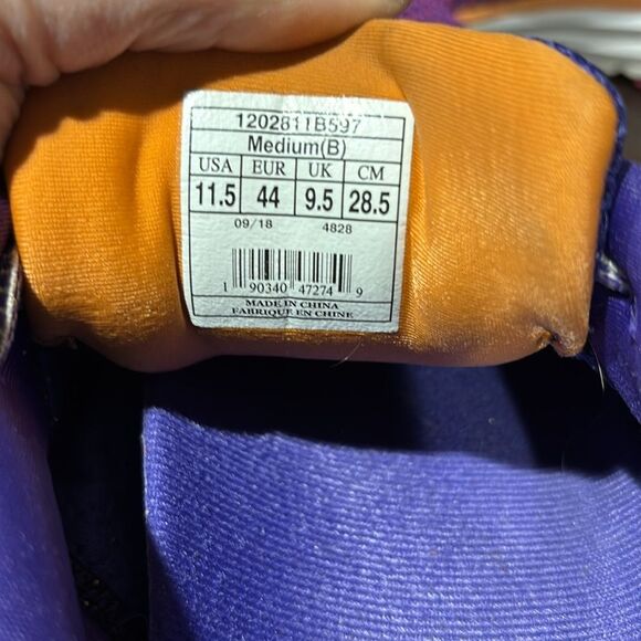 Brooks Revel 2 Purple Orange Running Walking Comfort Shoes Size 11.5 - Picture 6 of 11